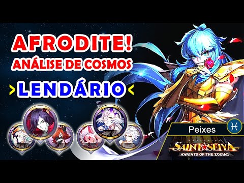 Análise de cosmo do AFRODITE DE PEIXES - Lendário - Saint Seya Awakening
