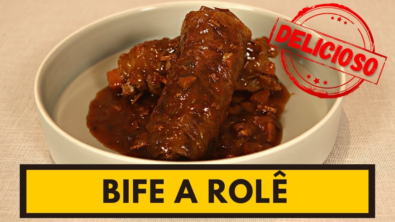 Não tem como não amar essa receita. BIFE A ROLÊ  passo a passo e sem erro!