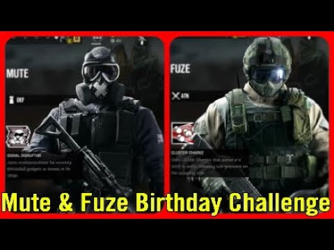 Fuze & Mute Birthday (Rainbow Six Siege)