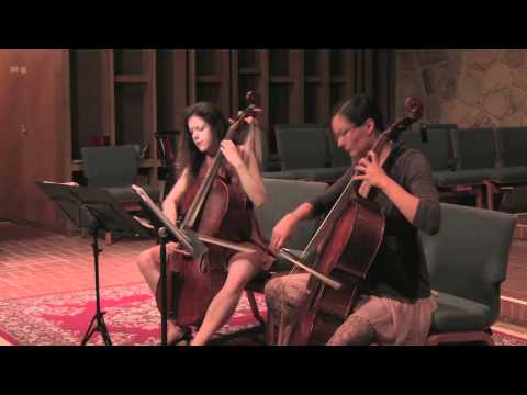 Bradamante Cello Duo - Vivaldi Sonata in a minor, II. Allegro