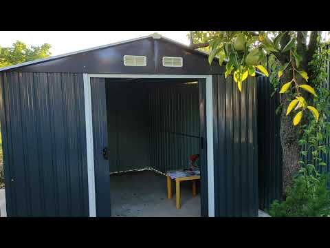 Internetről vásárolt kerti tároló