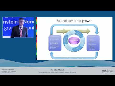 Participation of Prof. Eden Mamut in the Business Cooperation on Blue Growth in Europe, Athens, GR