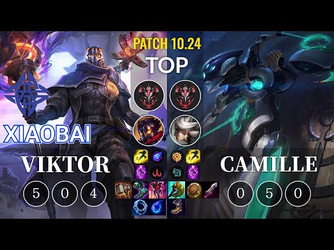 ES Xiaobai Viktor vs Camille Top - KR Patch 10.24