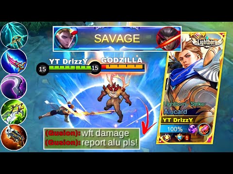 WTF!! Damage | New Meta Alucard Best Build 2025 & Savage 😱😱