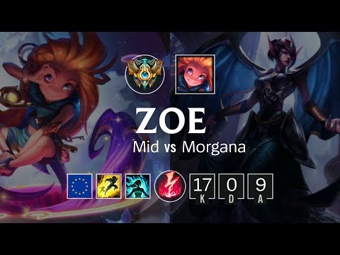 Zoe Mid vs Morgana - EUW Challenger Patch 8.22