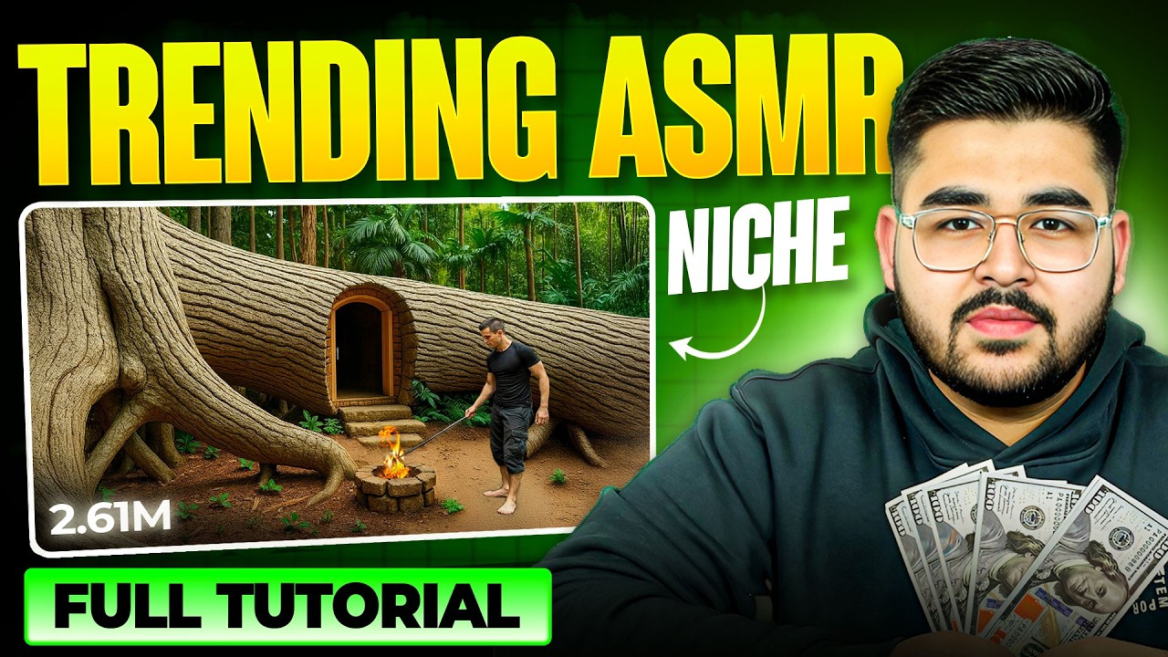 How to Make TRENDING ASMR Jungle Survival Videos Using AI