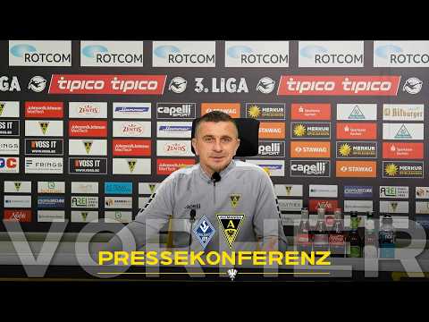 Press conference before SV Waldhof Mannheim - Alemannia Aachen
