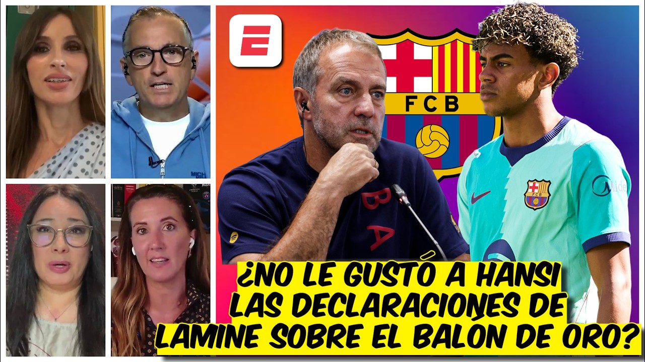 A Hansi Flick NO LE GUSTÓ lo que LAMINE YAMAL dijo sobre el BALÓN de ORO pero lo APOYA | Exclusivos