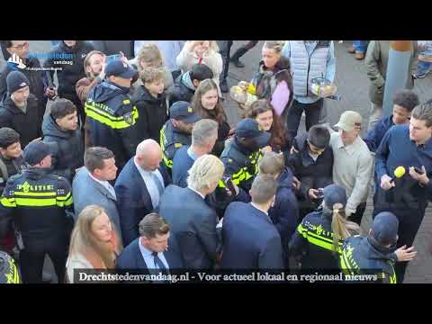 Geert Wilders bezoekt Papendrecht