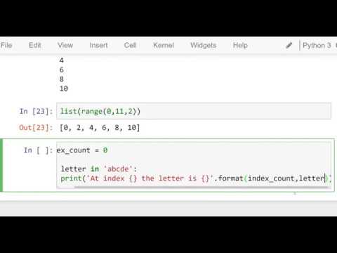 16 For In Range Python Lecture 16 Python Tutorial Pythonmade