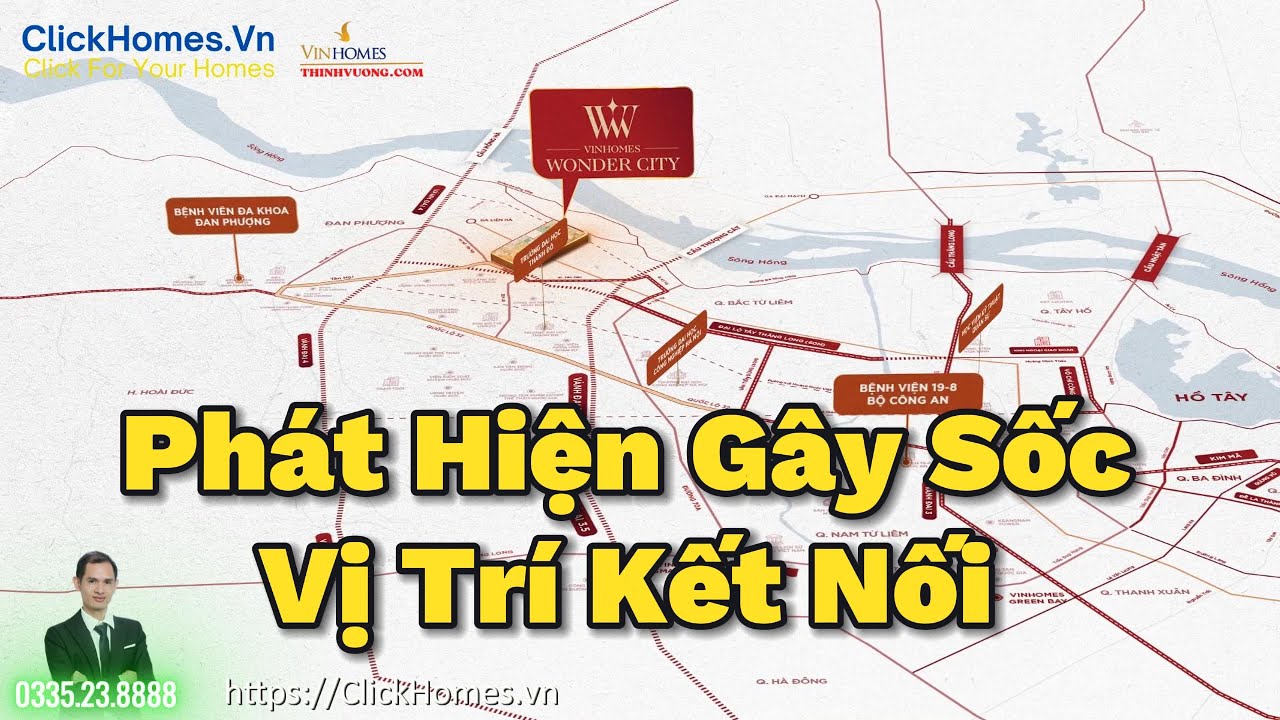 Video Vị Trí Kết Nối Dự Án Vinhomes Wonder City - Đan Phượng - Phía Tây Hà Nội