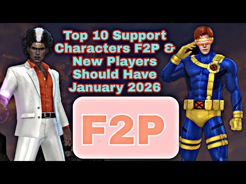 Top 10 Support Characters F2P & New Players Should Have January 2026 - Marvel Future Fight