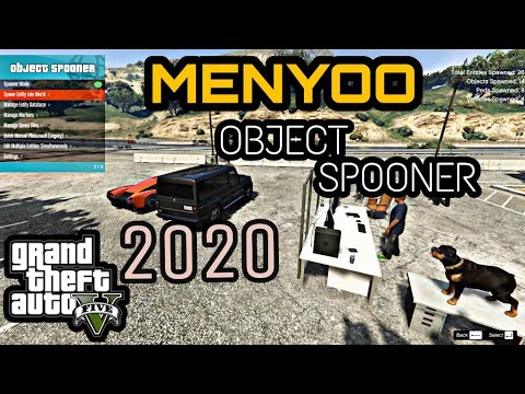 How to use OBJECT SPOONER in GTA V | MENYOO | MODS TUTORIAL