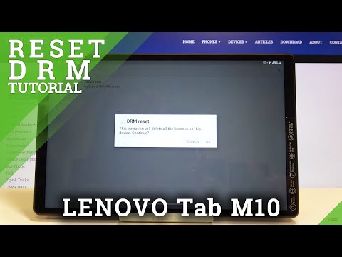 How to Reset Digital Rights Management in LENOVO Tab M10 – Reset DRM