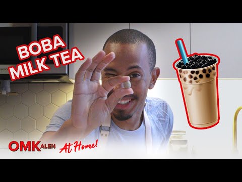 'OMKalen'。カレンが自分のボバミルクティーに反応 (‘OMKalen’: Kalen Reacts to His Own Boba Milk Tea)