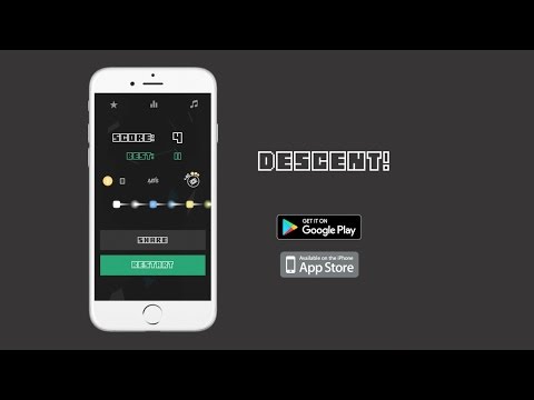 Descent! - Endless Casual Arcade Runner Video