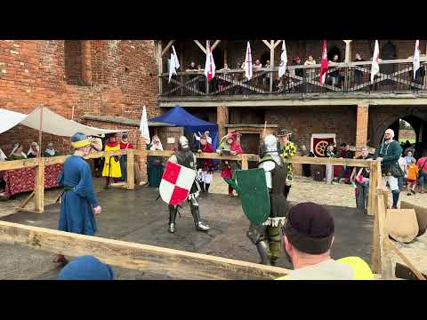 Turniej Rycerski walki na miecze #walka #fight #rycerze #historia #knight #bitwa #średniowiecze #yt