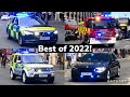 BEST OF 2022! - Various Police, Fire & Ambulance Vehicles respond with blue lights + siren activated