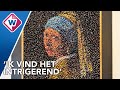 Duizenden poppetjes vormen het Meisje met de parel van Johannes Vermeer
