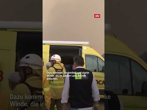 Kurz vor Madrid: Flammen fressen sich durch Spanien | #ntv
