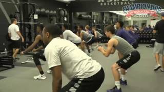 Kansas State Basketball's Strength & Conditioning Routine!