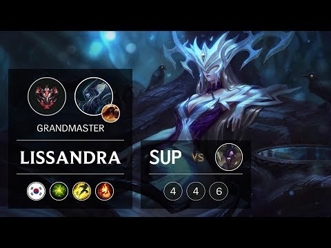 Lissandra Support vs Alistar - KR Grandmaster Patch 9.5