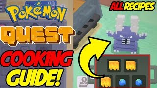 Pokemon Quest ALL RECIPES! Best Cooking Guide for 