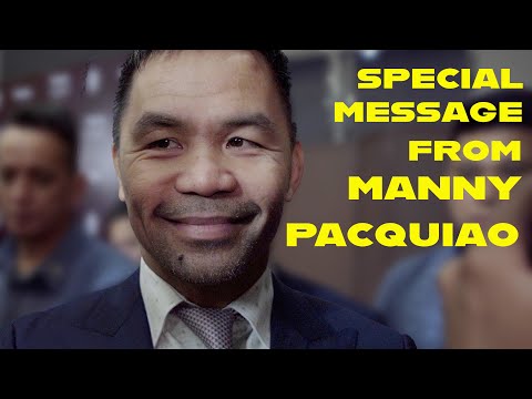 Pacquiao: Special Message for Carlos 'Sonny' Padilla