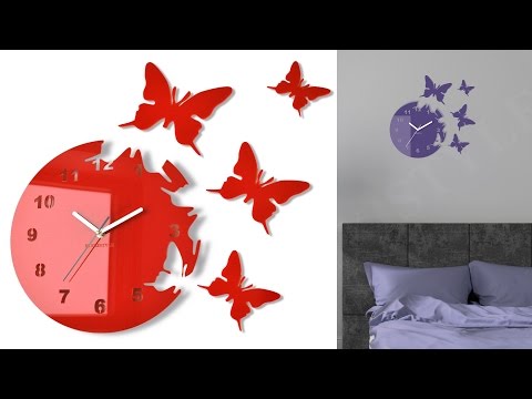 Butterflies circular wall clock