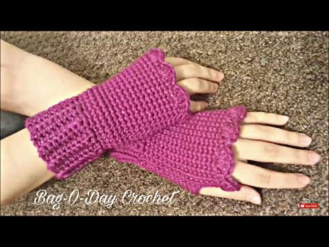How to Crochet Fingerless Gloves