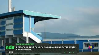 Torcida do Avaí garante clima de decisão na final da Copa Sul-Sudeste