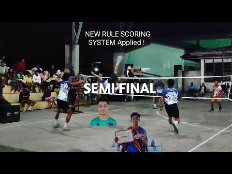 SEPAK TAKRAW - New Rule Scoring System Applied ! SEMI FINAL