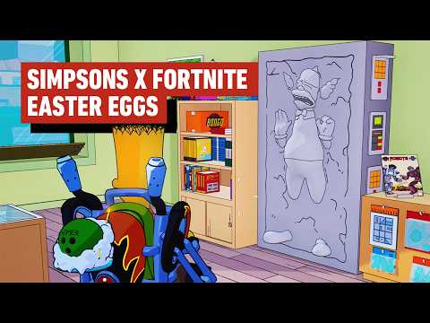 29 Easter Eggs Found In The Simpsons Fortnite Collaboration