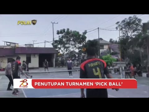 POLSEK MUARA JAWA TUTUP TURNAMEN PICKBALL