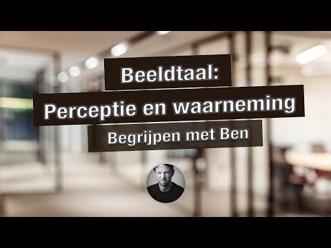 Beeldtaal: Perceptie en waarneming