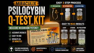 Miraculix Portable Psilocybin Q-Test Kit Tutorial | Know your potency
