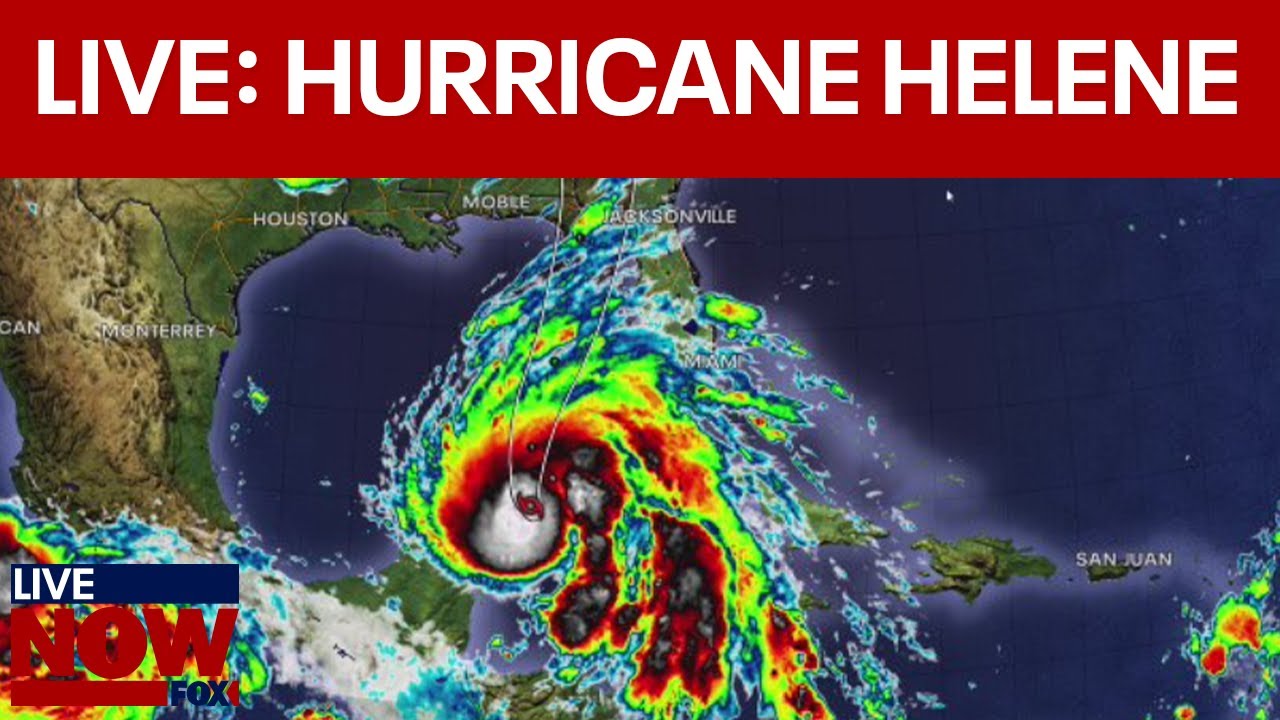 BREAKING: Helene reaches Hurricane status, rapidly intensifying, possible cat 4  | LiveNOW from FOX