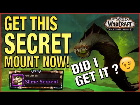 How to Get The Secret Slime Serpent Mount Now! Secret Plaguefall Mount Guide Blood DK | Shadowlands