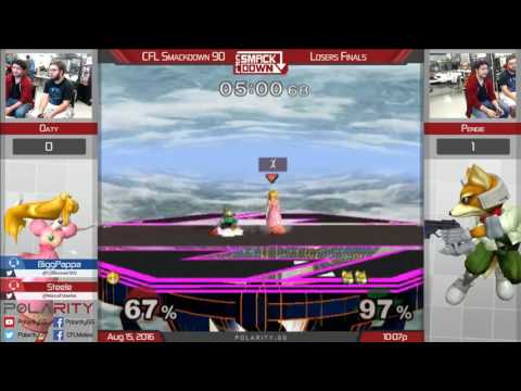 CFL Smackdown 90 Melee - Oaty (Peach) vs Pengie (Fox) - Losers Finals