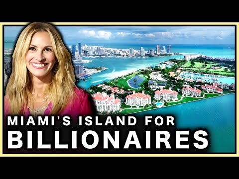 The SECRET BILLIONAIRE Island: Fisher Island, Miami