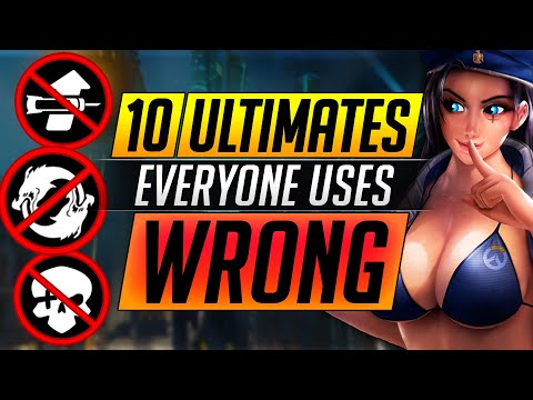 The 10 WORST Ways Everyone Uses KEY Ultimates - Grandmaster Tips & Tricks - Overwatch Pro Meta Guide