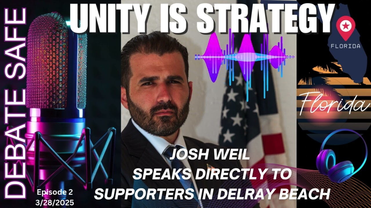 Josh Weil Speaks Directly To Supporters in Delray Beach Florida