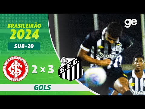 Gols e lances de Internacional x Santos