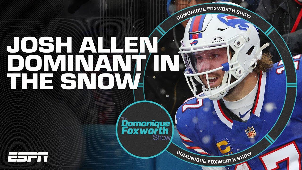 Good Hands Moments: Josh Allen dominates in the snow ❄️ 🥶