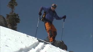 preview picture of video 'Downhill Kick-Turn for Backcountry Skiers'
