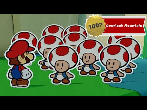 Paper Mario The Origami King - 100% Walkthrough - Overlook Mountain