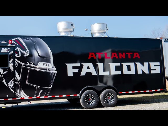 Trailer Wrap for The Atlanta Falcons