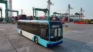 video of Foton Auv Bj6129 Electric Bus Citywalk CATL for Ethiopia