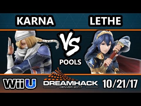 DHDEN17 Smash 4 - Karna (Sheik) Vs. Lethe (Lucina) - Wii U Singles Pools