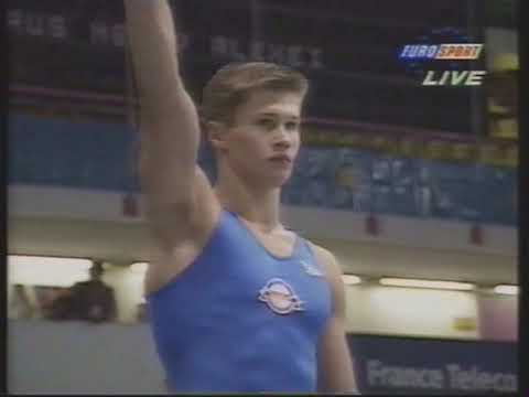 Alexei Nemov (RUS) - European Cup 1995 - All Around - Horse Vault